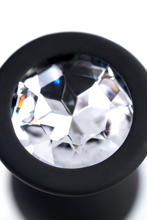 Анальная втулка  TOYFA POPO Pleasure со стразом S 7,2 см, Ø 2,8 см, 25 г