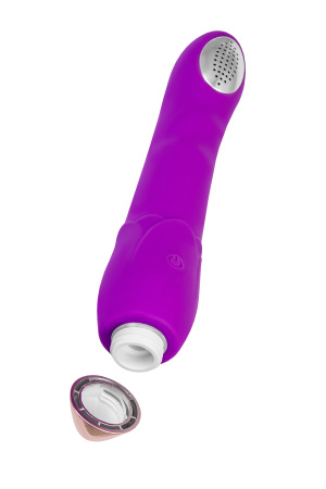 Вибронасадка для душа A-Toys by TOYFA Wesea,силикон, фиолетовый, 20,5 см