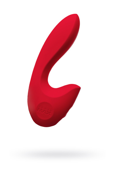 Нереалистичный вибратор Sense Max, красный, 16 см, Ø 3,4