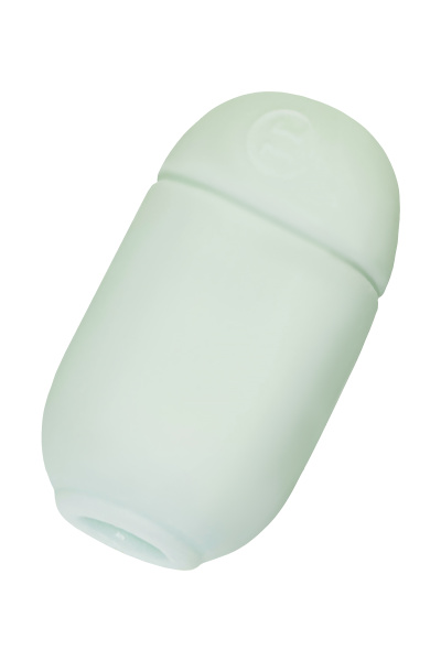 Яйцо-мастурбатор Capsule 02 WAVE, TPE, голубой, 8 см (в зиплоке)