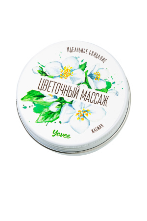 Свеча массажная   Yovee by Toyfa «Цветочный массаж» с ароматом жасмина