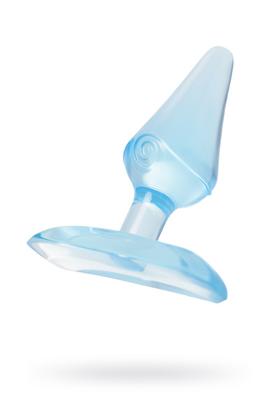 Втулка анальная TOYFA, голубой, 6,5 см, Ø 2,5